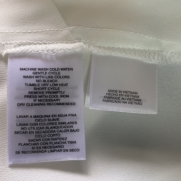 Nipon Boutique ivory satin sleeveless blouse size 3X - Picture 8 of 15